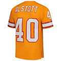 Kieara TB.Buccaneers #40 Mike Alstott Mitchell & Ness Orange Legacy Replica Stitched Puhic Jersey