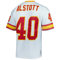 Kieara TB.Buccaneers #40 Mike Alstott Mitchell & Ness White Legacy Replica Stitched Puhic Jersey