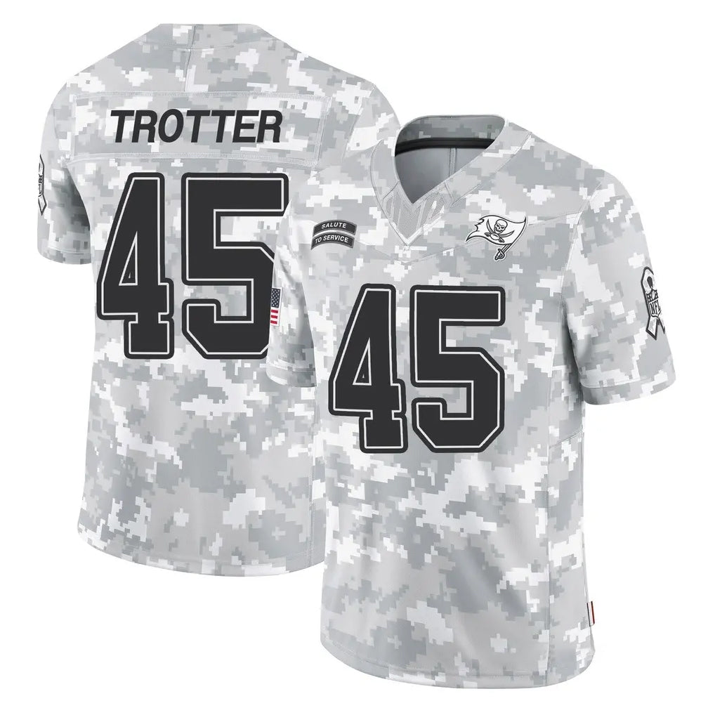 Kieara TB.Buccaneers #45 Josiah Trotter Player Arctic Camo Limited Salute To Service Home Game Stitched Jerseys