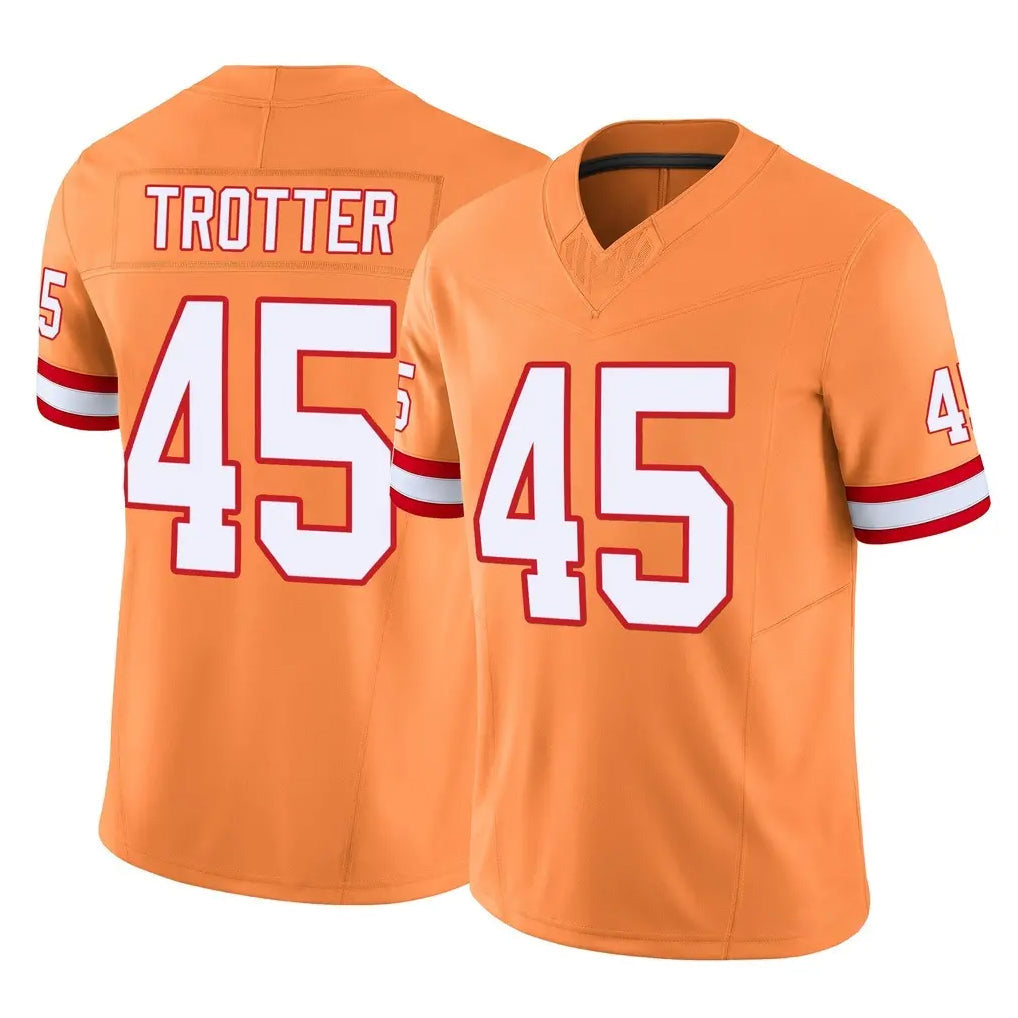 Kieara TB.Buccaneers #45 Josiah Trotter Player Orange Limited Vapor F.U.S.E. Home Game Stitched Jerseys