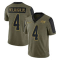 Kieara TB.Buccaneers #4 Chase McLaughlin Player Olive Salute To Service Limited Game Stitched Jerseys