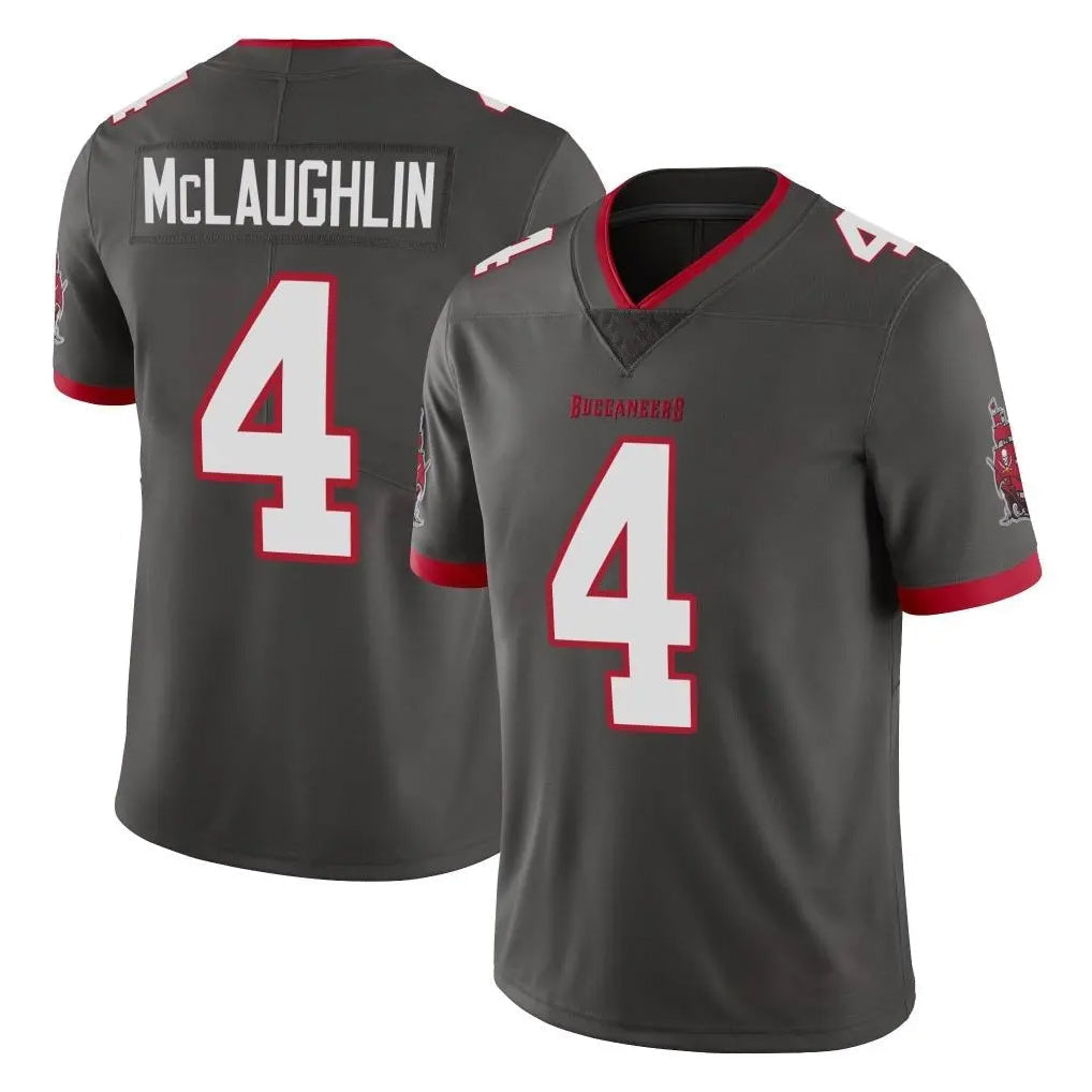 Kieara TB.Buccaneers #4 Chase McLaughlin Player Pewter Limited Alternate Vapor Home Game Stitched Jerseys