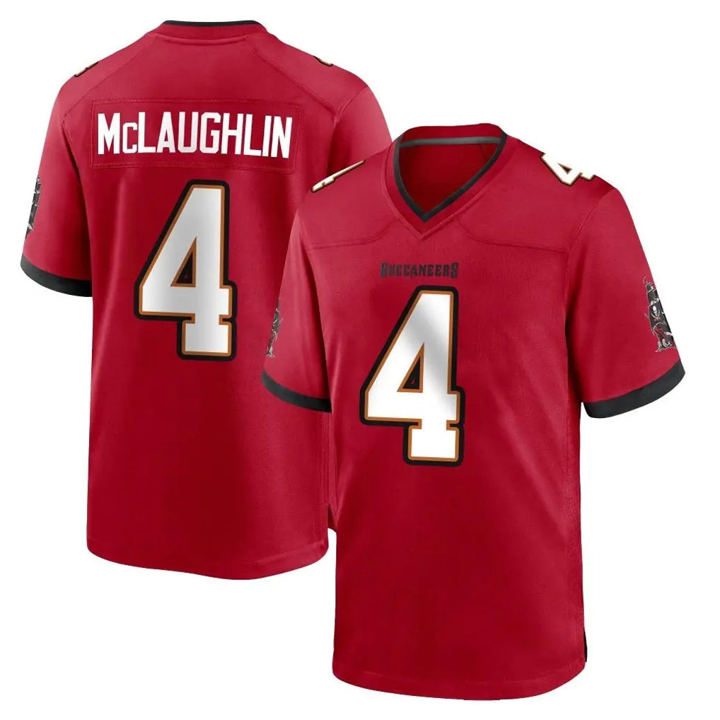 Kieara TB.Buccaneers #4 Chase McLaughlin Player Red Home Game Stitched Jerseys