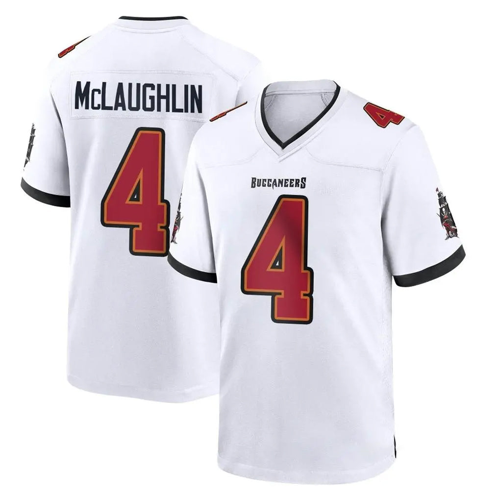 Kieara TB.Buccaneers #4 Chase McLaughlin Player White Home Game Stitched Jerseys