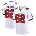 Kieara TB.Buccaneers #62 Graham Barton Player White Home Game Stitched Jerseys