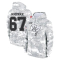 Kieara TB.Buccaneers #67 Luke Goedeke Player Arctic Camo Limited Salute to Service Pullover Hoodies Game Stitched Jerseys