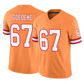 Kieara TB.Buccaneers #67 Luke Goedeke Player Orange Limited Vapor F.U.S.E. Home Game Stitched Jerseys