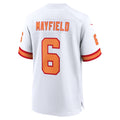 Kieara TB.Buccaneers #6 Baker Mayfield Player White Home Game Stitched Jerseys