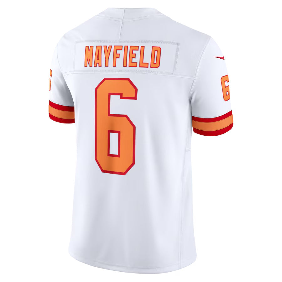 Kieara TB.Buccaneers #6 Baker Mayfield Player White Vapor F.U.S.E. Limited Stitched Jerseys
