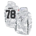 Kieara TB.Buccaneers #78 Tristan Wirfs Player Arctic Camo Limited Salute to Service Pullover Hoodies Game Stitched Jerseys