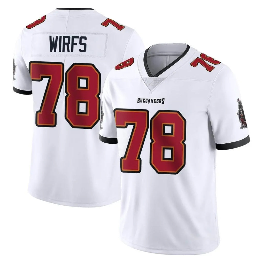 Kieara TB.Buccaneers #78 Tristan Wirfs Player White Limited Vapor Untouchable Home Game Stitched Jerseys