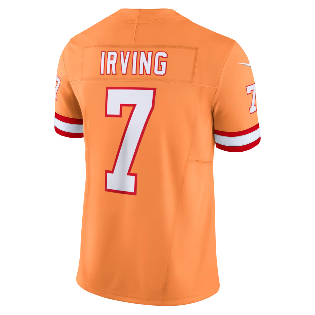 Kieara TB.Buccaneers #7 Bucky Irving Orange Alternate 2 Throwback Vapor F.U.S.E. Limited Stitched Jerseys