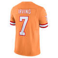 Kieara TB.Buccaneers #7 Bucky Irving Orange Alternate 2 Throwback Vapor F.U.S.E. Limited Stitched Jerseys