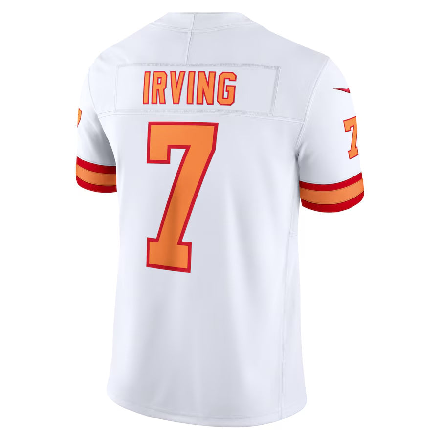 Kieara TB.Buccaneers #7 Bucky Irving Player White Vapor F.U.S.E. Limited Stitched Jerseys