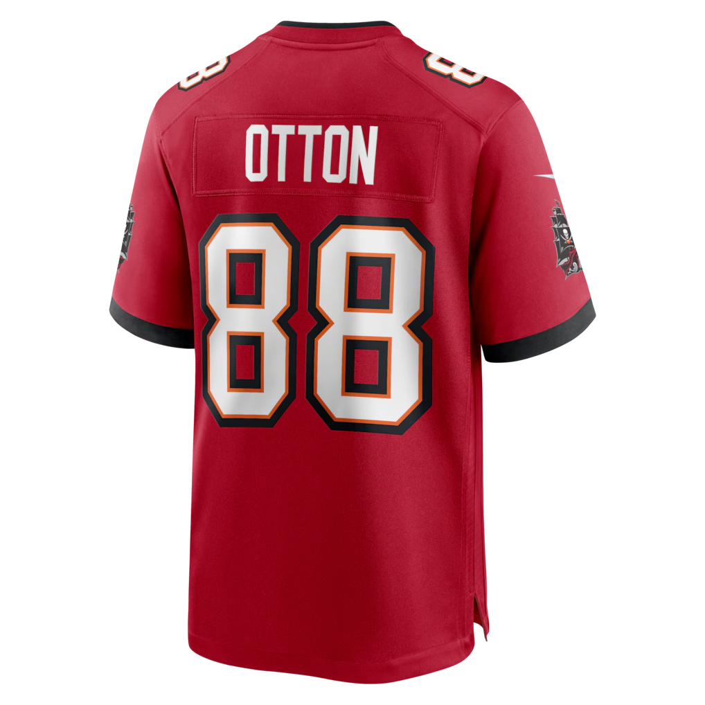Kieara TB.Buccaneers #88 Cade Otton Red Game Player Stitched Jerseys