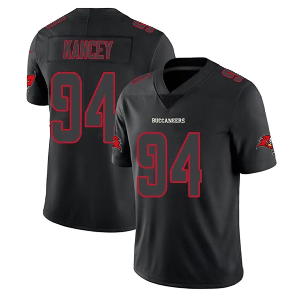 Kieara TB.Buccaneers #94 Calijah Kancey Player Black Impact Limited Home Game Stitched Jerseys