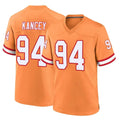Kieara TB.Buccaneers #94 Calijah Kancey Player Orange Throwback Home Game Stitched Jerseys