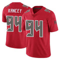 Kieara TB.Buccaneers #94 Calijah Kancey Player Red Limited Color Rush Home Game Stitched Jerseys