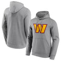 Kieara W.Commanders Gray LOGO Pullover Hoodies Game Blank Player Stitched Jerseys