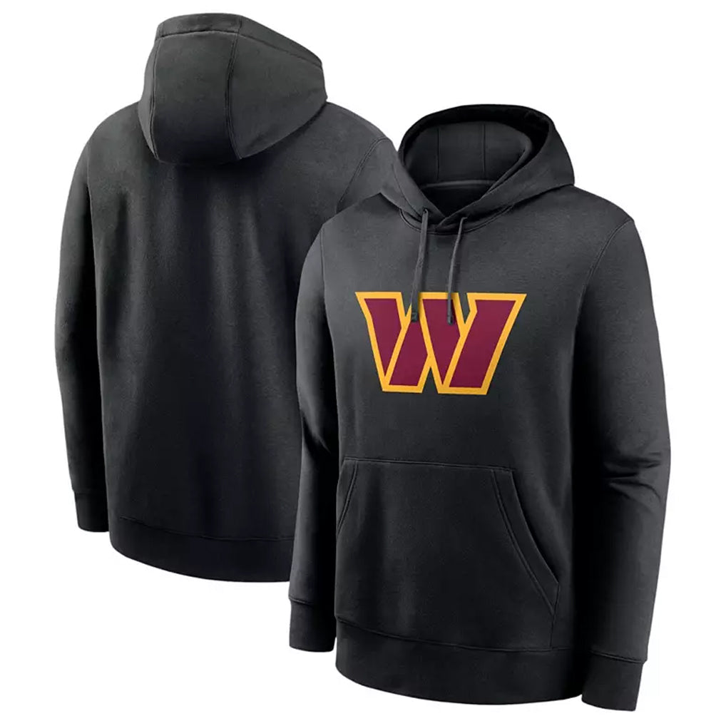 Kieara W.Commanders Gray Pullover Hoodies Game Blank Player Stitched Jerseys