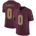 Kieara W.Commanders #0 Mike Sainristil Player Burgundy Alternate Vapor Untouchable Limited  Stitched Jerseys