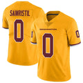Kieara W.Commanders #0 Mike Sainristil Player Gold Vapor Limited Stitched Jerseys