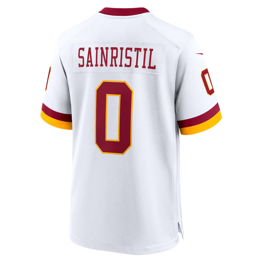 Kieara W.Commanders #0 Mike Sainristil Player White Game Stitched Jerseys