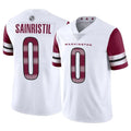 Kieara W.Commanders #0 Mike Sainristil Player White Limited Vapor Home Game Stitched Jerseys