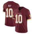 Kieara W.Commanders #10 Tress Way Player Burgundy Limited Team Color Vapor Untouchable Home Game Stitched Jerseys
