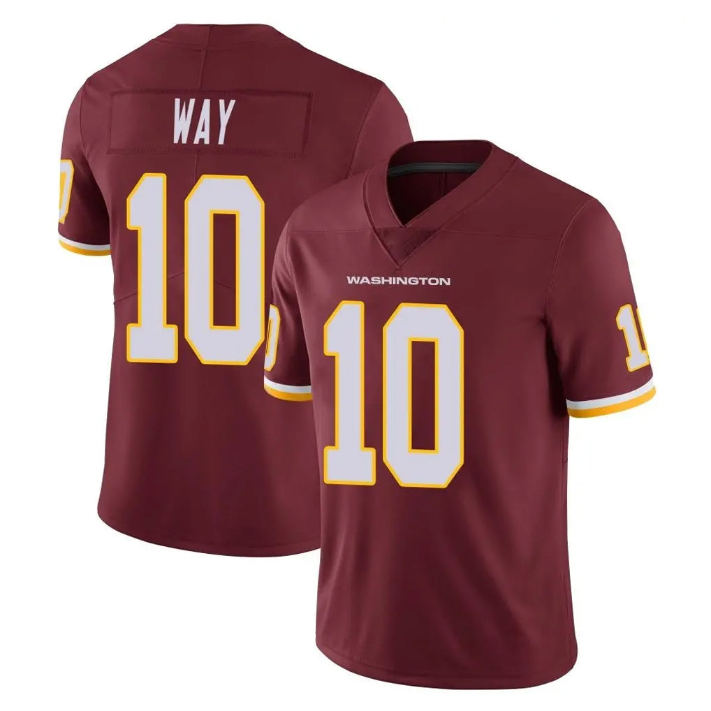 Kieara W.Commanders #10 Tress Way Player Burgundy Limited Team Color Vapor Untouchable Home Game Stitched Jerseys
