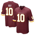 Kieara W.Commanders #10 Tress Way Player Burgundy Team Color Home Game Stitched Jerseys