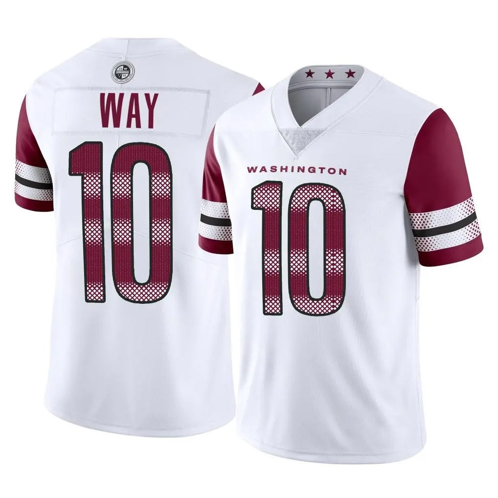 Kieara W.Commanders #10 Tress Way Player White Limited Vapor Home Game Stitched Jerseys