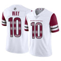 Kieara W.Commanders #10 Tress Way Player White Limited Vapor Home Game Stitched Jerseys