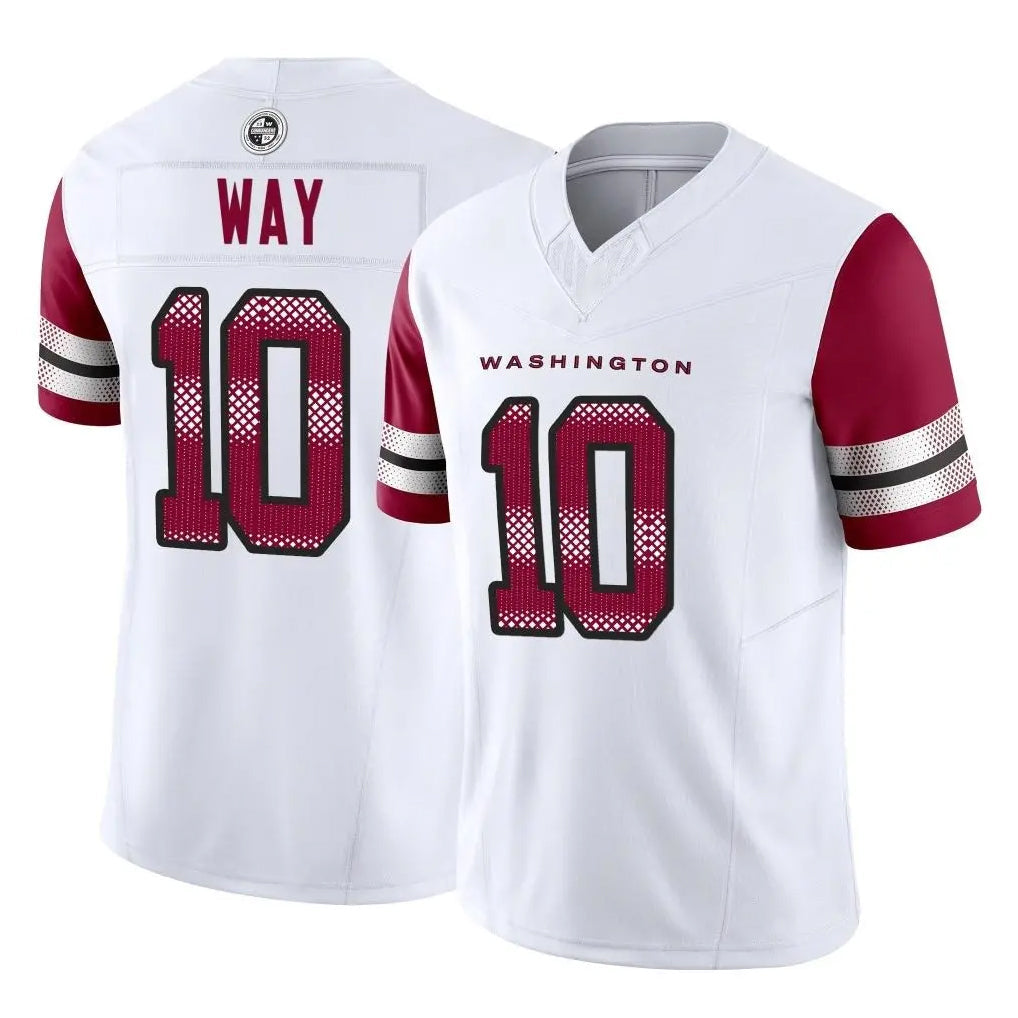 Kieara W.Commanders #10 Tress Way Player White Vapor F.U.S.E. Limited Home Game Stitched Jerseys