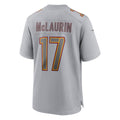 KiearaW.Commanders #17 Terry McLaurin Player Gray Fashion Game Stitched Jerseys