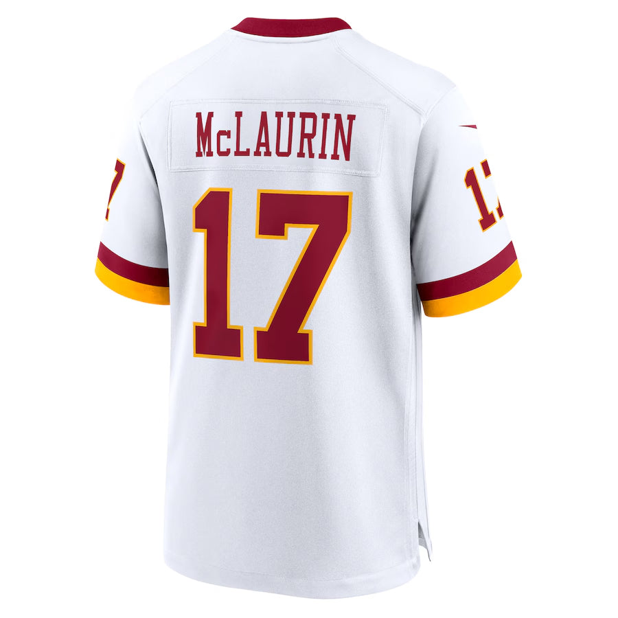 Kieara W.Commanders #17 Terry McLaurin Player White Home Game Stitched Jerseys