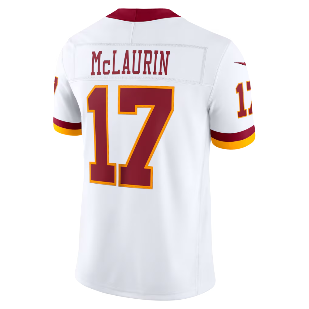 Kieara W.Commanders #17 Terry McLaurin White Vapor F.U.S.E. Stitched Limited Jerseys