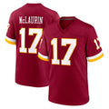 Kieara W.Commanders #17 Terry Mclaurin Player Burgundy Game Home Stitched Jerseys