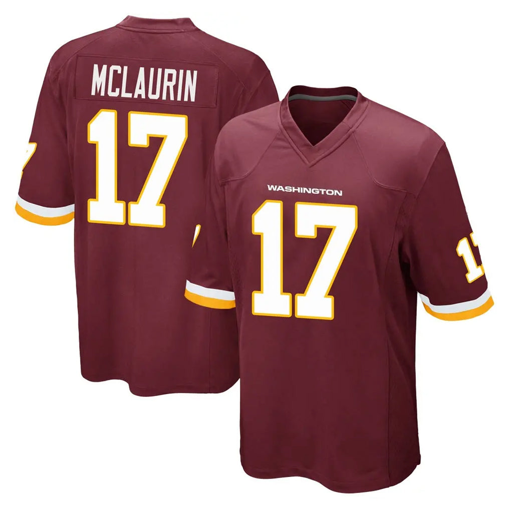 Kieara W.Commanders #17 Terry Mclaurin Player Burgundy Team Color Home Game Stitched Jerseys