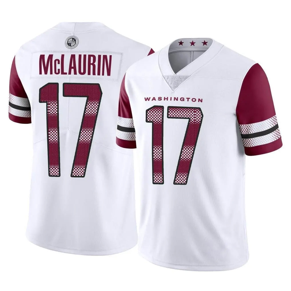 Kieara W.Commanders #17 Terry Mclaurin Player White Limited Vapor Home Game Stitched Jerseys