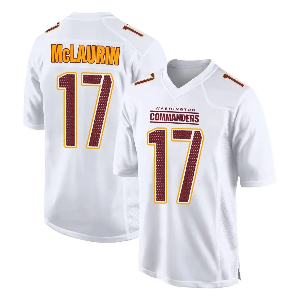 Kieara W.Commanders #17 Terry Mclaurin Player White Tundra Fashion Home Game Stitched Jerseys