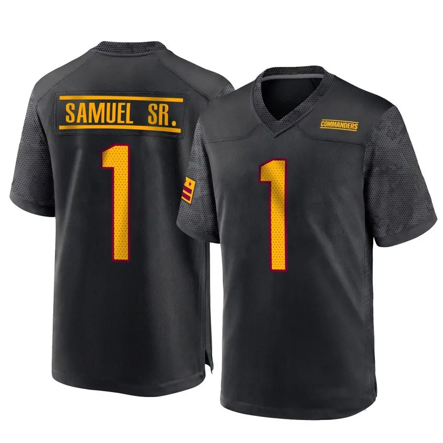 Kieara W.Commanders #1 Deebo Samuel Sr Player Black Home Game Football Jerseys