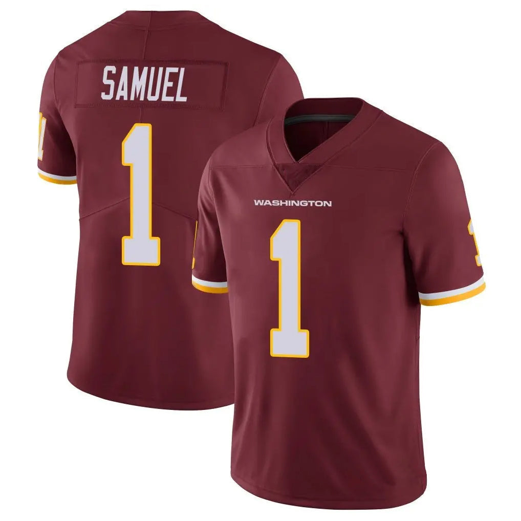 Kieara W.Commanders #1 Deebo Samuel Sr Player Burgundy Vapor Limited Stitched Jerseys