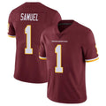 Kieara W.Commanders #1 Deebo Samuel Sr Player Burgundy Vapor Limited Stitched Jerseys