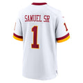 Kieara W.Commanders #1 Deebo Samuel Sr Player White Game Stitched Jerseys