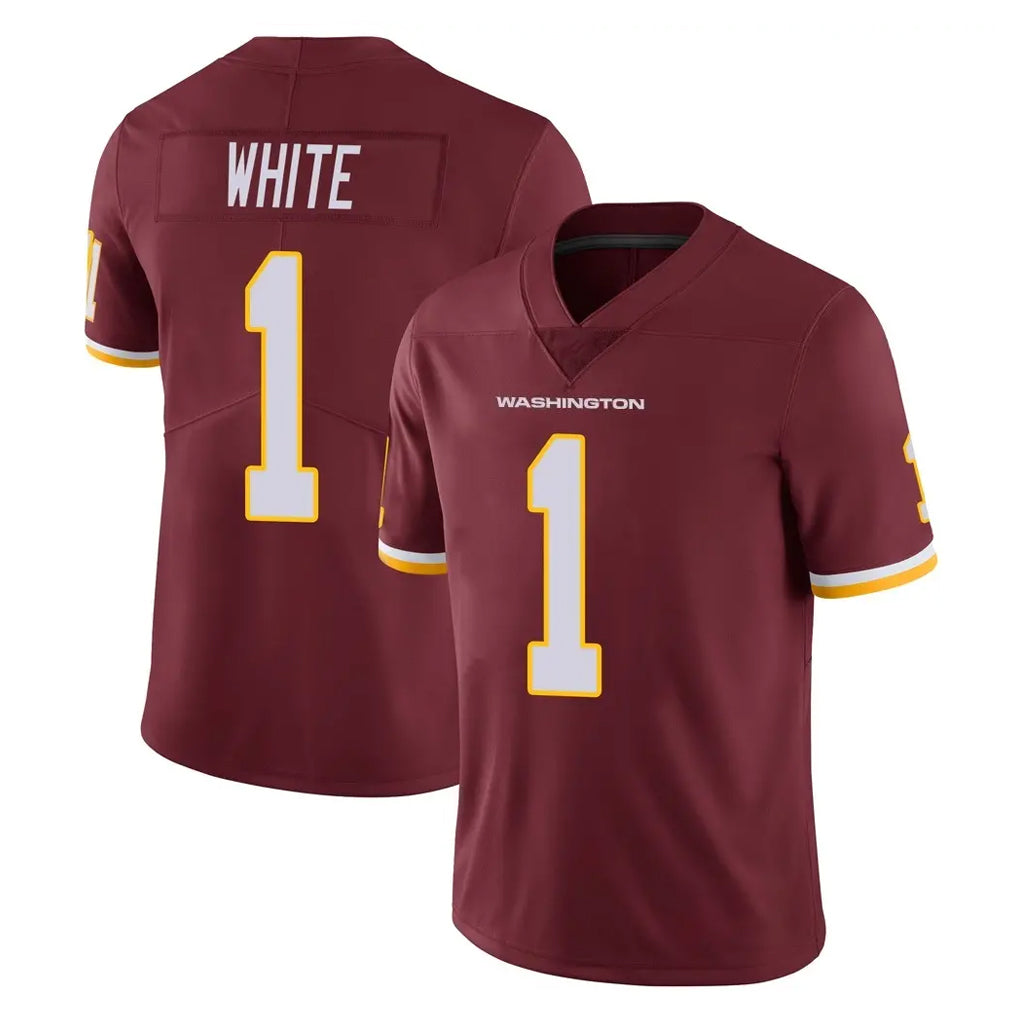 Kieara W.Commanders #1 Rachaad White Player Burgundy Limited Team Color Vapor Untouchable Home Game Stitched Jerseys