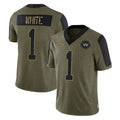 Kieara W.Commanders #1 Rachaad White Player Olive Salute To Service Limited Game Stitched Jerseys