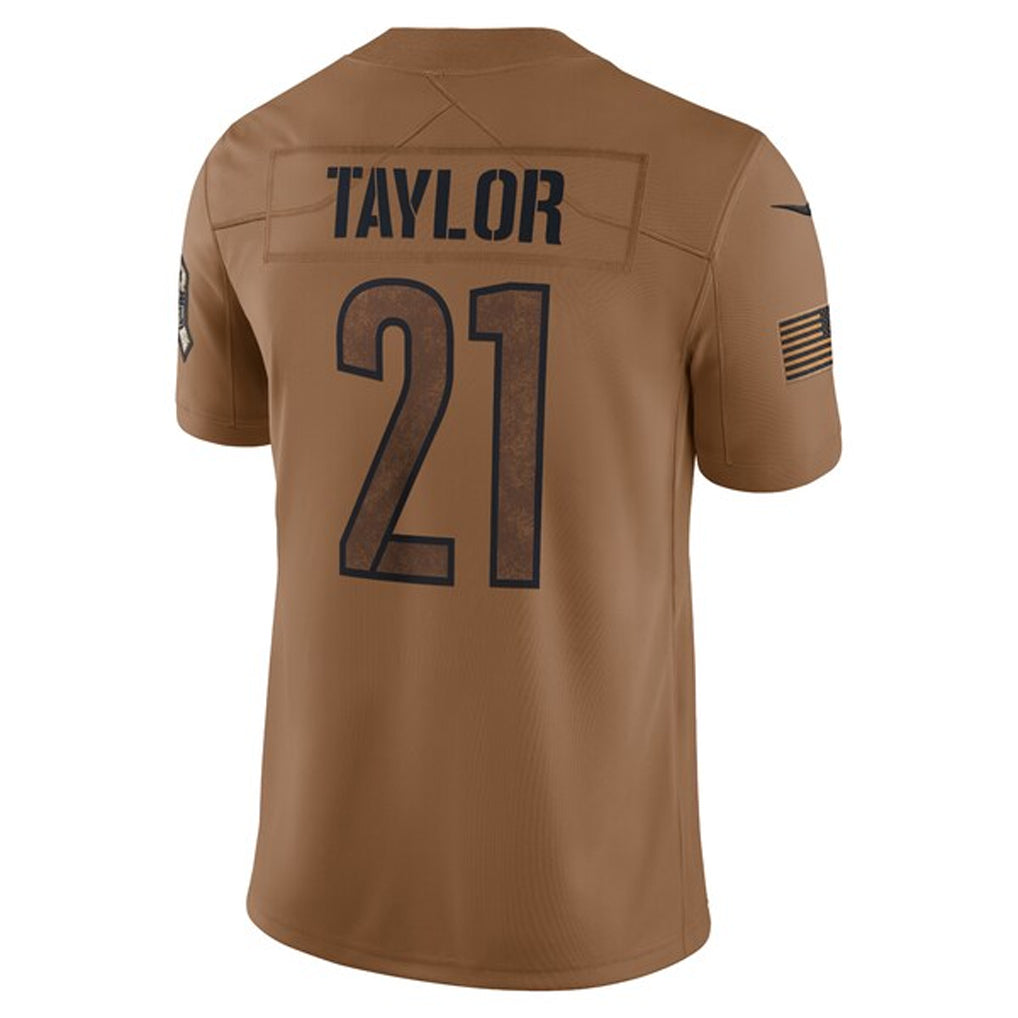 Kieara W.Commanders #21 Sean Taylor Player Brown Salute To Service Limited Stitched Jerseys