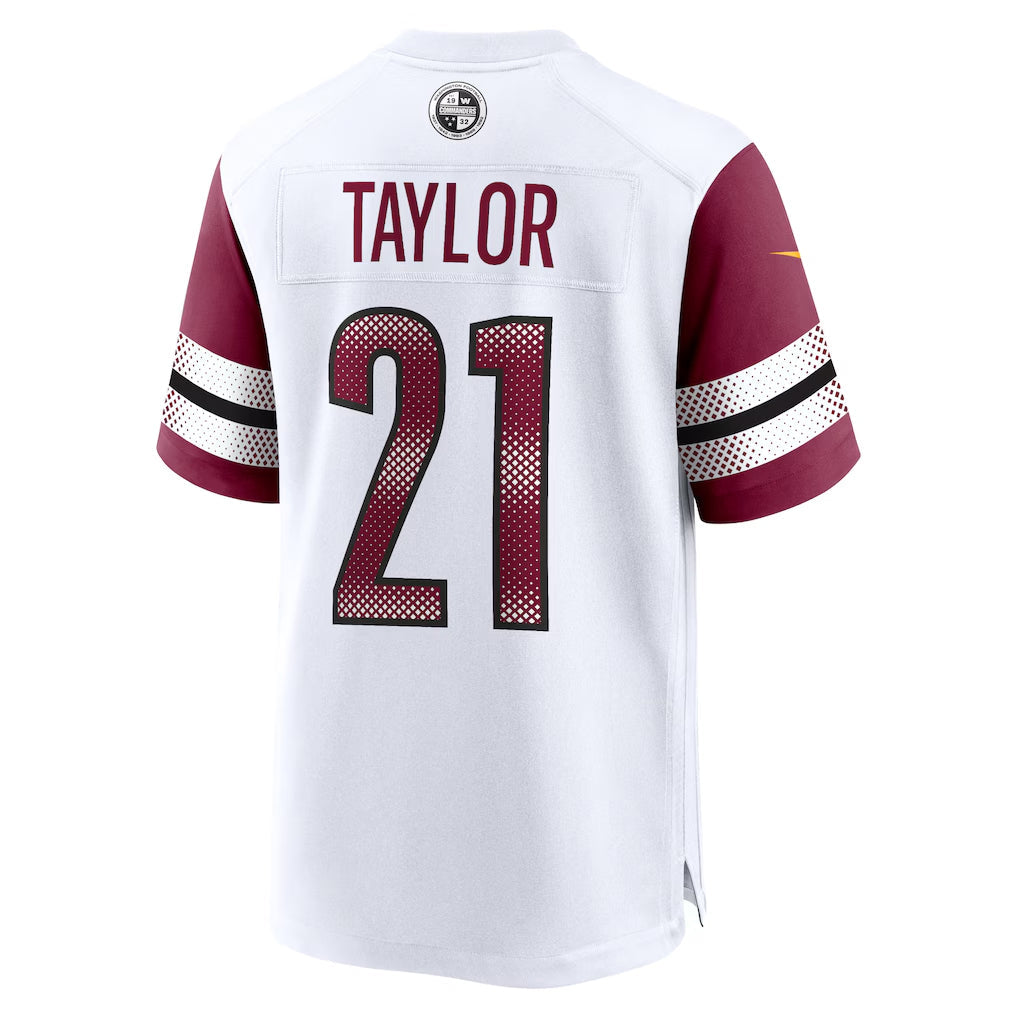 Kieara W.Commanders #21 Sean Taylor Player White Home Game Stitched Jerseys