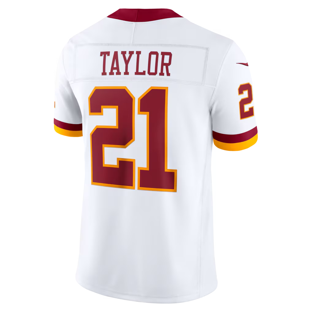 Kieara W.Commanders #21 Sean Taylor White Vapor F.U.S.E. Stitched Retired Limited Stitched Jerseys